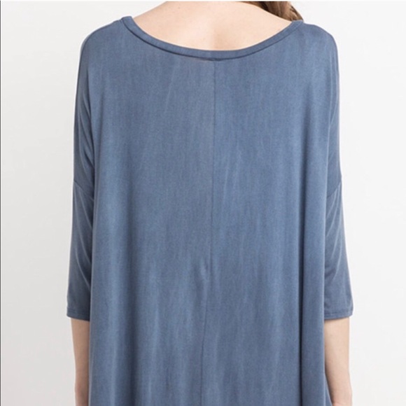 Tunic Muted Blue Color - Picture 3 of 5